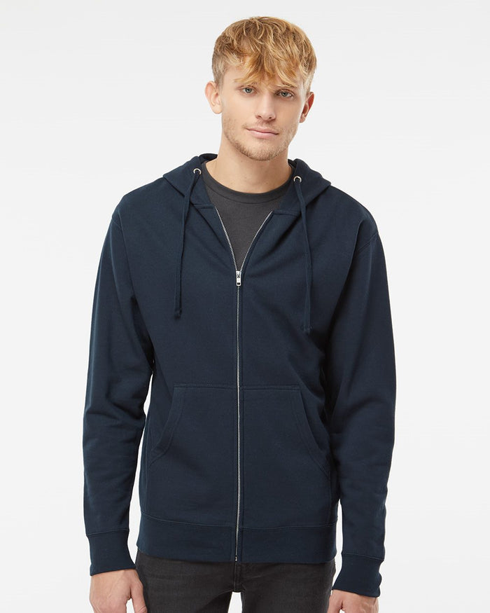 Unisex 8.5 oz. Midweight Full-Zip Hooded Sweatshirt