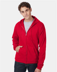 Unisex EcoSmart® Full-Zip Hooded Sweatshirt