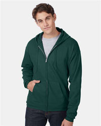 Unisex EcoSmart® Full-Zip Hooded Sweatshirt